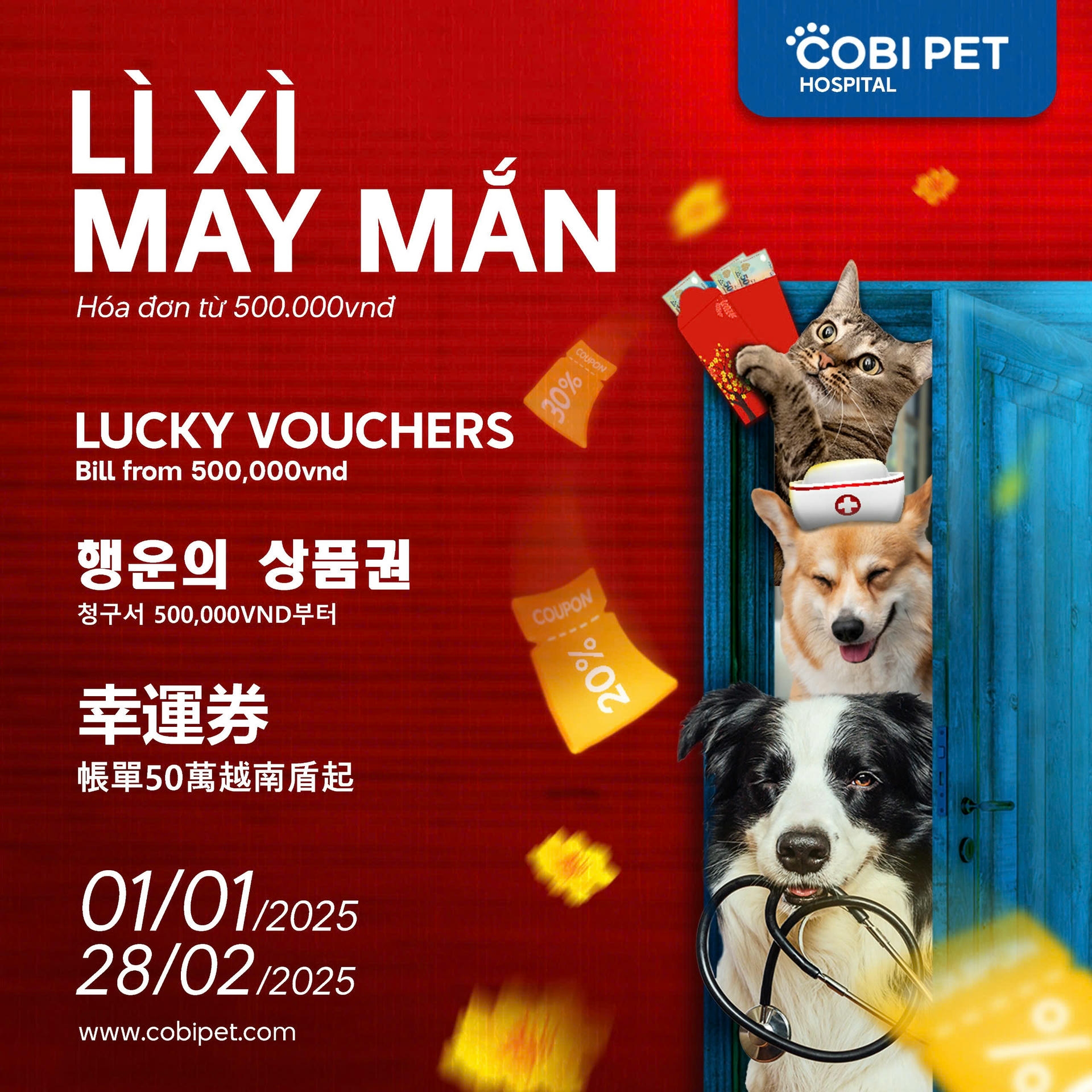 ưu đãi tháng 1 cobi pet